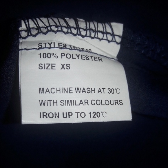 TOBI Blue Blouse Top Shirt Peplum Ruffle Flowy XS - Picture 6 of 6